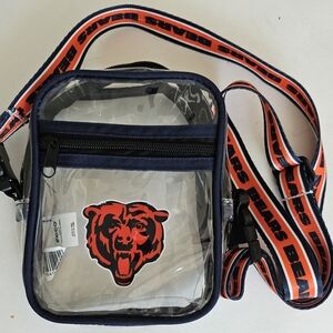 FOCO NFL Chicago Bears  Clear Cross Body Stadium Bag